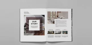 Interior Design Brochure and Magazine Layout by Refresh for Adobe InDesign