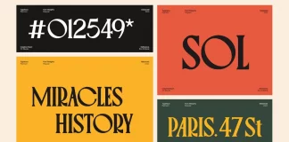 PALMORE Font Family by Creative Corner