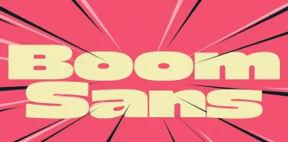 Boom Sans Font Family by Positype
