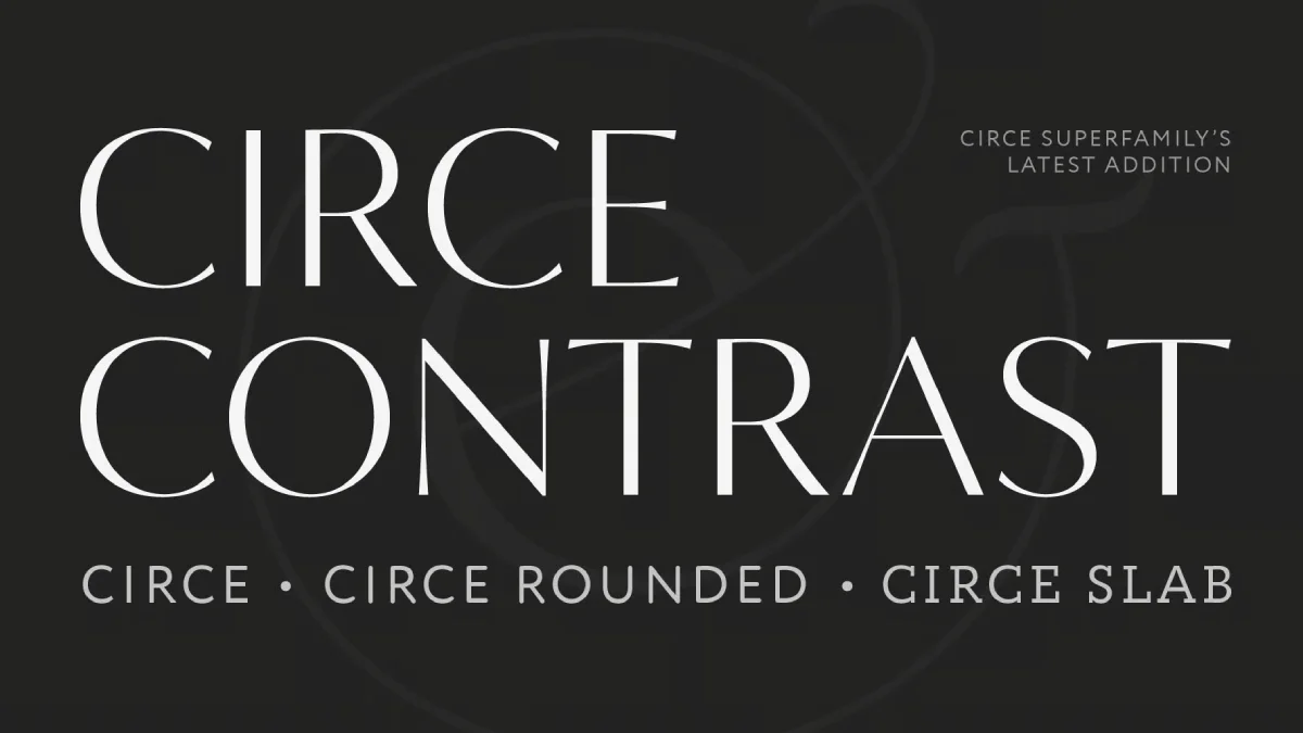 Circe Contrast Font Family by ParaType Circe Contrast Font Family by ParaType