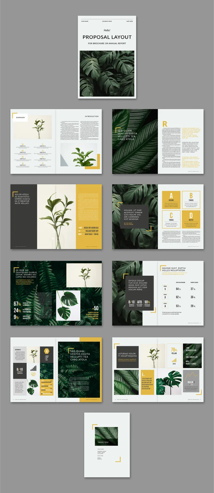 Customizable Print Proposal Template by Tom Sarraipo for Adobe InDesign