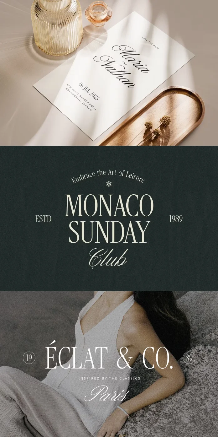 Darline Font Duo by Davide Bassu