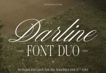 Darline Font Duo by Davide Bassu Darline Font Duo by Davide Bassu