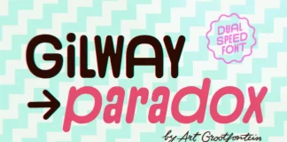 Gilway Paradox Font Family by Art Grootfontein