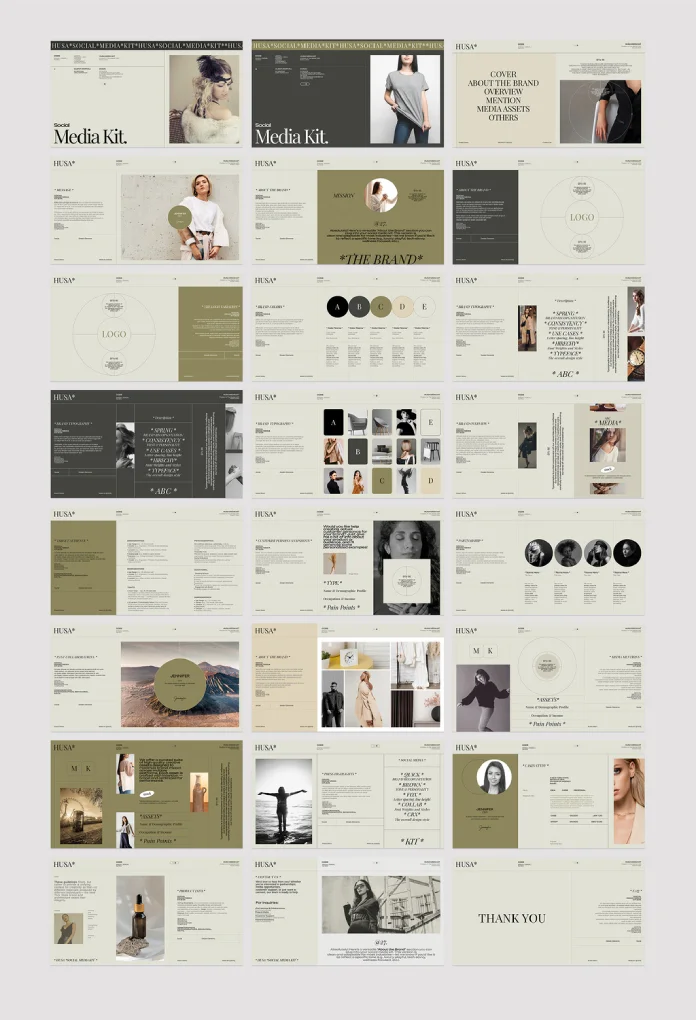 Media Kit Presentation Template by GraphicArtist for Adobe InDesign