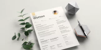 Modern CV/Resume Template by GraphicArtist for Adobe InDesign