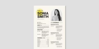 A Modern, Customizable Curriculum Vitae (CV) Resume Layout in A4 by BrandPacks available as Adobe InDesign Template.