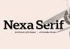 Nexa Serif Font Family by Fontfabric