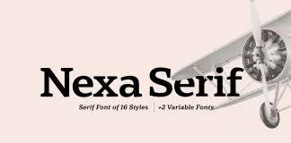 Nexa Serif Font Family by Fontfabric