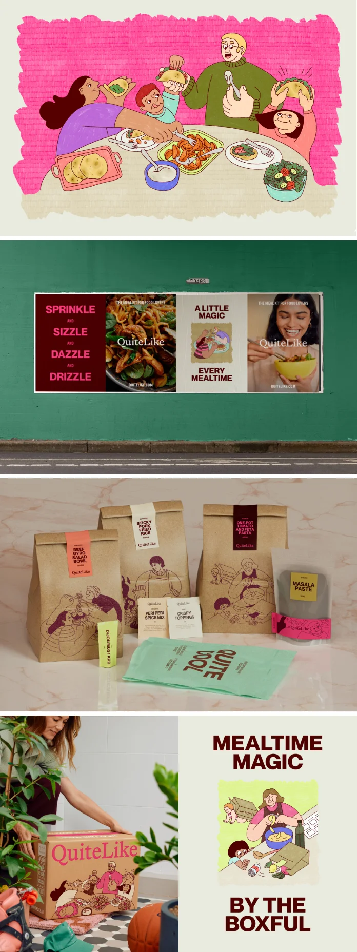 QuiteLike branding by Universal Favourite