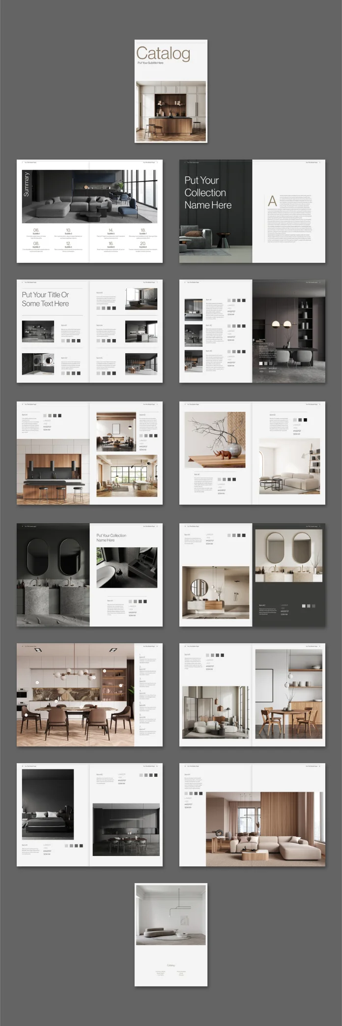 Download a Customizable Catalog Design Layout by Tom Sarraipo as Adobe InDesign Template