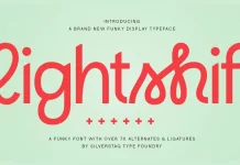 Lightshift Font Family by SilverStag Type Foundry