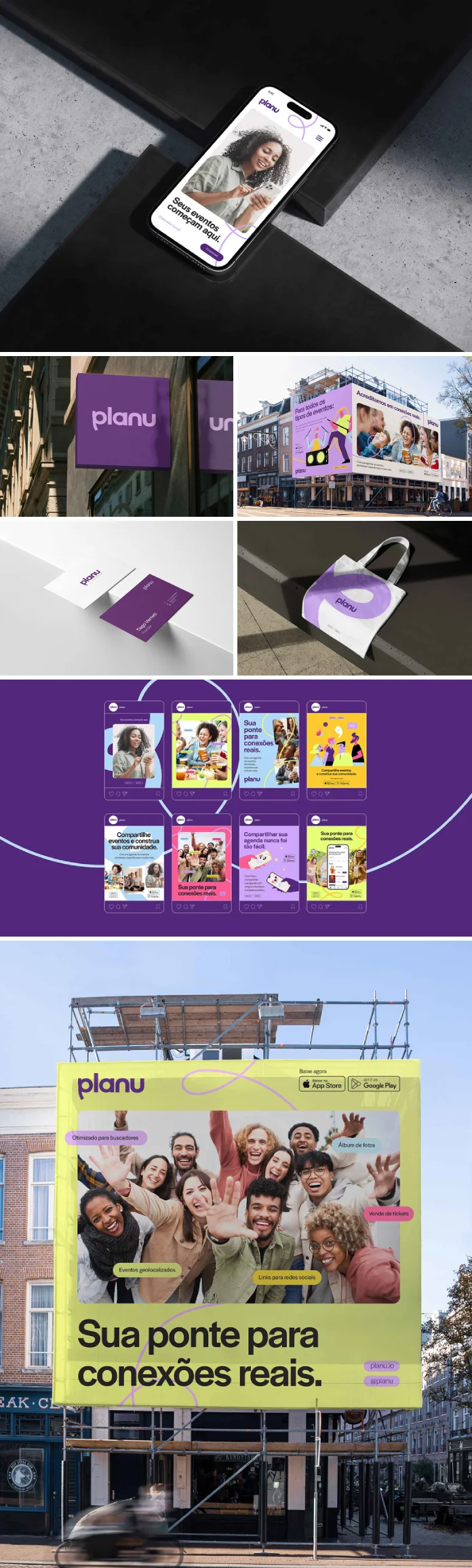 Logo Design and Branding by Felipe Holman of Holman Design for Planu Social Calendar App
