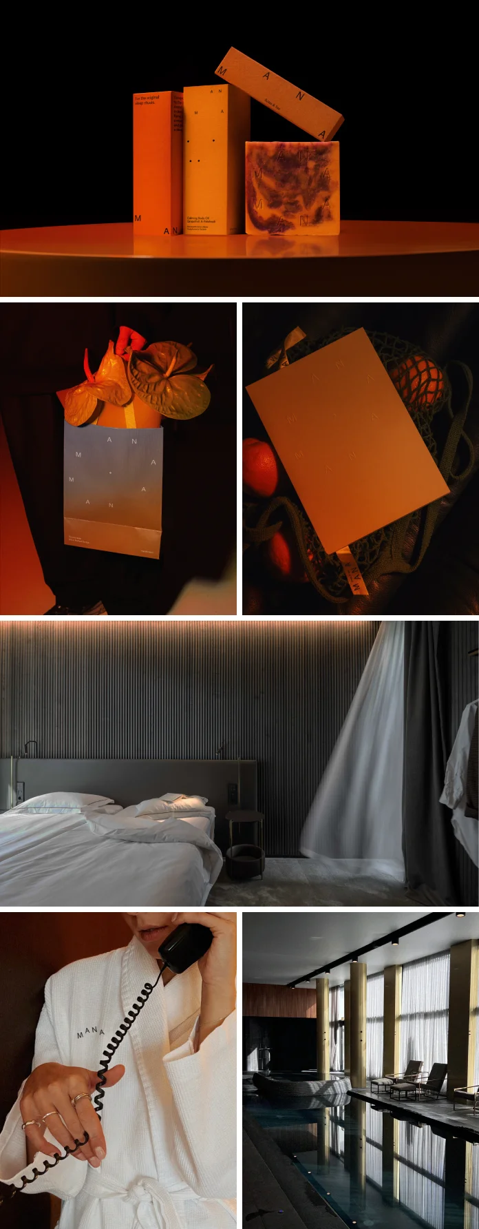 Mana Hotels Brand Identity by andstudio