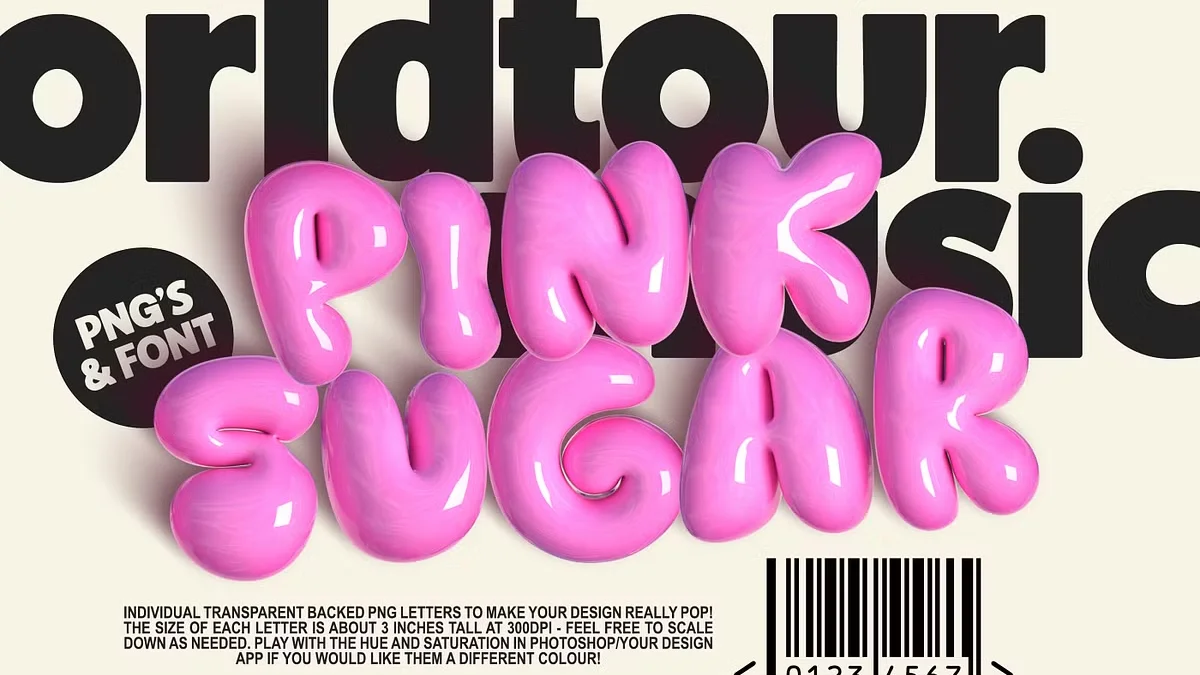 Pink Sugar Letters and SVG Font by Nicky Laatz Pink Sugar Letters and SVG Font by Nicky Laatz