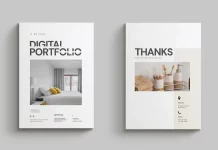 Adobe InDesign A4 Portfolio Template by GraphicArtist
