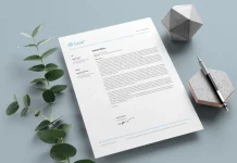 Business Letterhead Template for Adobe InDesign