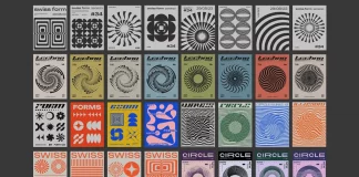 FORMA: These 88 Modern & Minimalist Geometric Posters by Craftlove are Inspired by Bauhaus & Swiss Graphic Design Style.