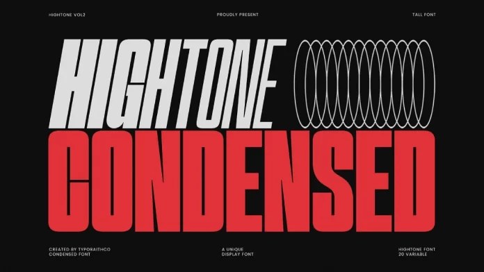 Hightone Font Family by Typoraith Co
