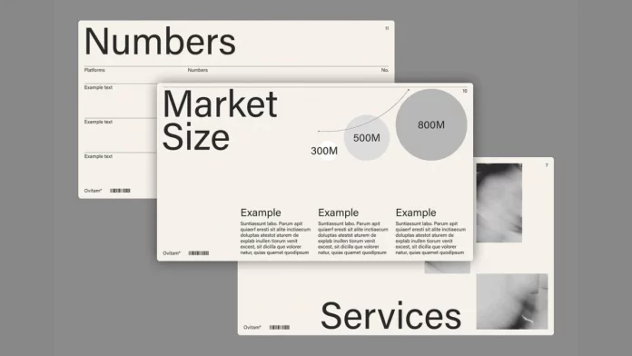 Minimalist Business Investor Pitch Deck Presentation Template by RedGiant for Adobe InDesign