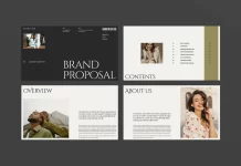 Adobe InDesign Brand Proposal Presentation Template by E-Type