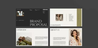 Adobe InDesign Brand Proposal Presentation Template by E-Type