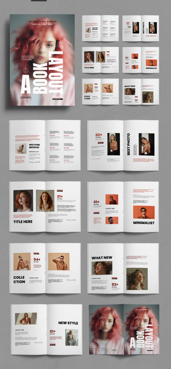 Adobe InDesign Magazine Template by ContestDesign