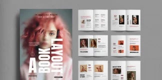 Adobe InDesign Magazine Template in A4 Layout by ContestDesign