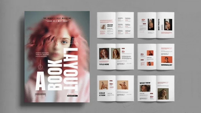 Adobe InDesign Magazine Template in A4 Layout by ContestDesign