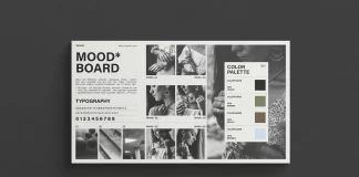Adobe InDesign Moodboard Presentation Template by RedGiant