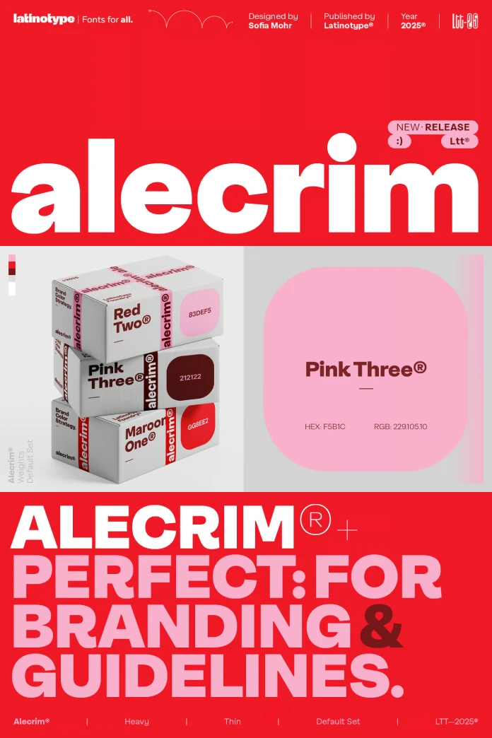 Alecrim Font Family by Latinotype
