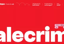 Alecrim Font Family by Latinotype