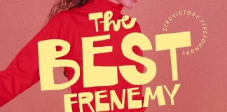 Best Frenemy Font by Struvictory.art