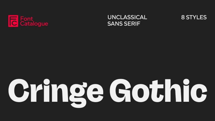 Cringe Gothic Font Family by Font Catalogue