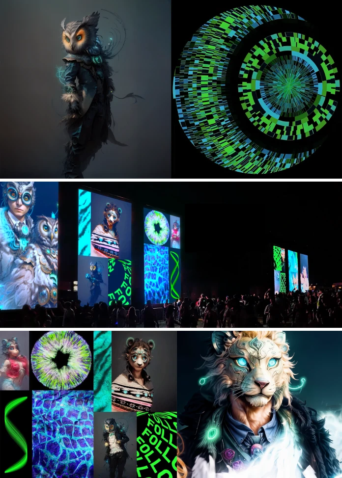 E-Zoo Project, an interactive installation by Alexey Roslevich for studio Interactive Items