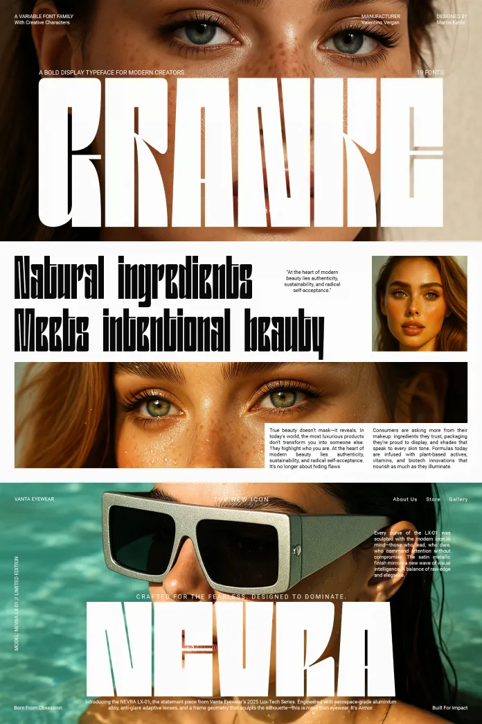 Granke Font Family by Valentino Vergan