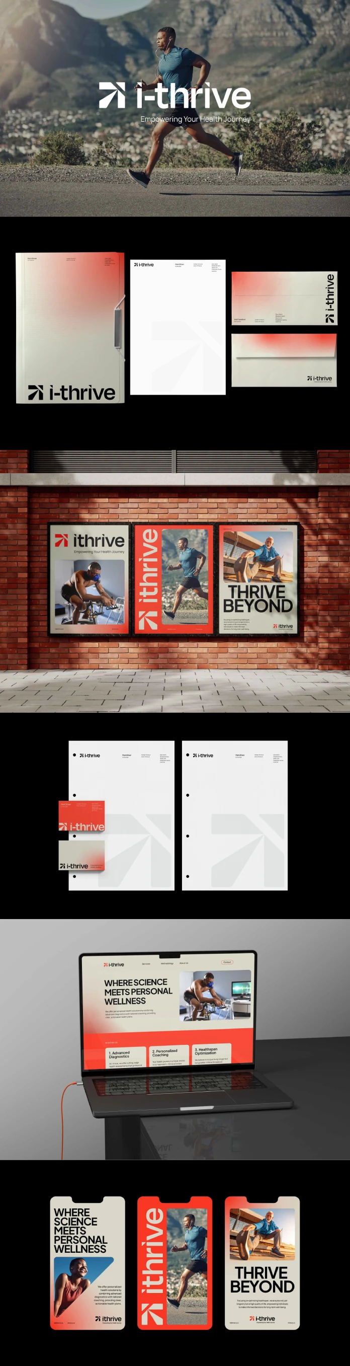 Logo design and branding by Holman Design for i-Thrive