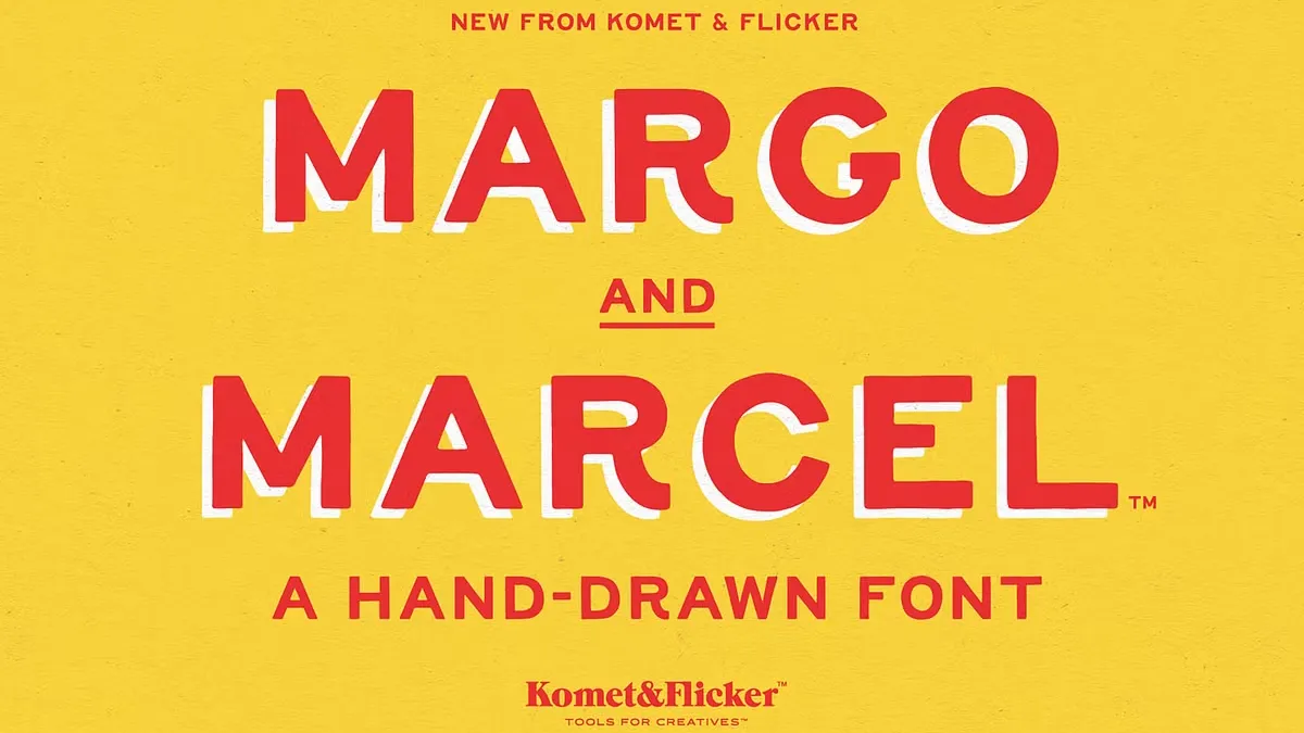 Margo and Marcel Font by Komet & Flicker Margo and Marcel Font by Komet & Flicker