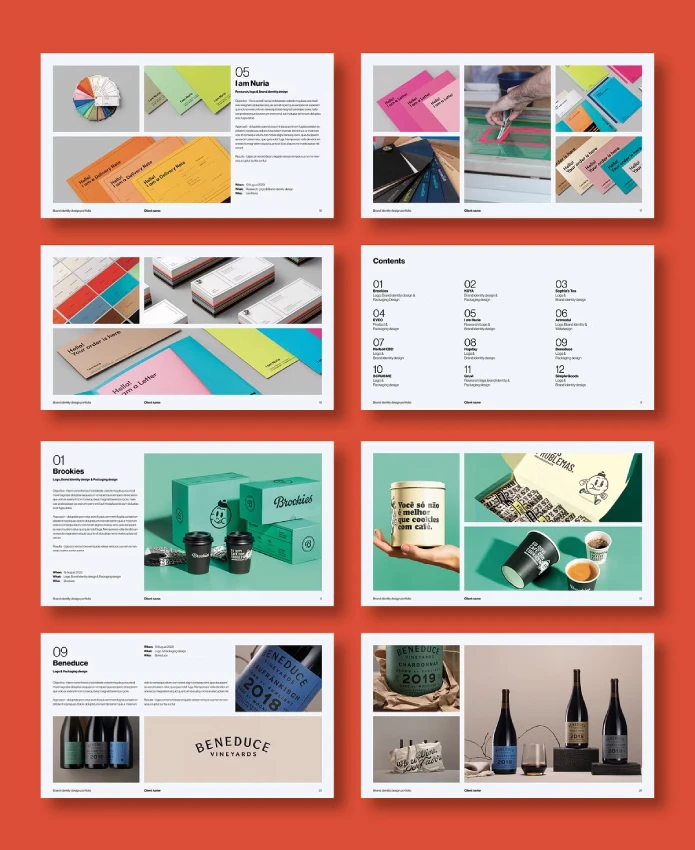 A portfolio template by Typefool's Shop for Adobe InDesign, Adobe Illustrator, and Figma.