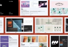 A portfolio template by Typefool's Shop for Adobe InDesign, Adobe Illustrator, and Figma.