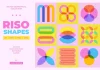 RISO Shapes: Geometric Vector Graphics Collection by Leila Divine