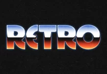 Retro Chrome Text Effect Mockup by Pixelbuddha Studio for Adobe Photoshop