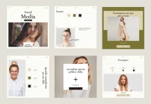 Adobe InDesign Brand Social Media Template by PixWork