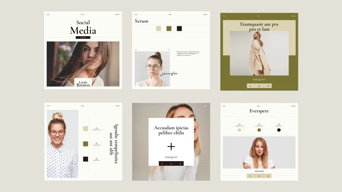 Pro Brand Social Media Template | Editable in Adobe InDesign