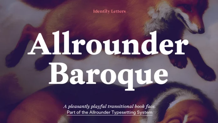 Allrounder Baroque Font Family by Identity Letters
