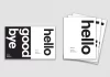 Blue, Black, and White Portfolio Template with Bold Text by Wavebreak Media for Adobe InDesign.