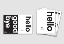 Blue, Black, and White Portfolio Template with Bold Text by Wavebreak Media for Adobe InDesign.