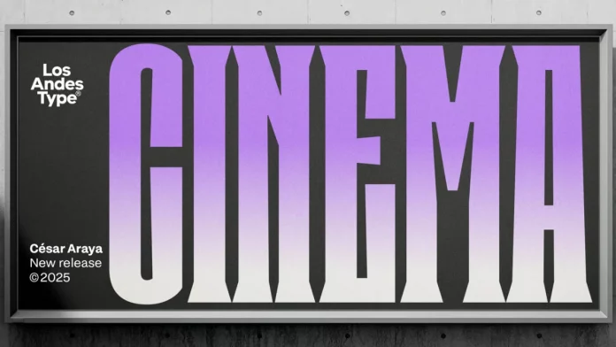 Cinema Font Family by Los Andes
