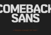 Comeback Sans Font Family by DKType Foundry