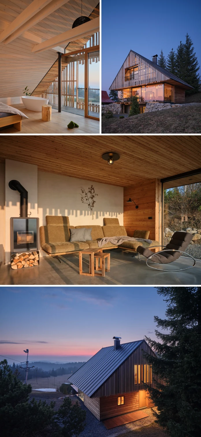 Kohútka Cottage in the Javorníky Mountains designed by SENAA architekti